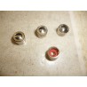 4 bouchons de valves en métal 