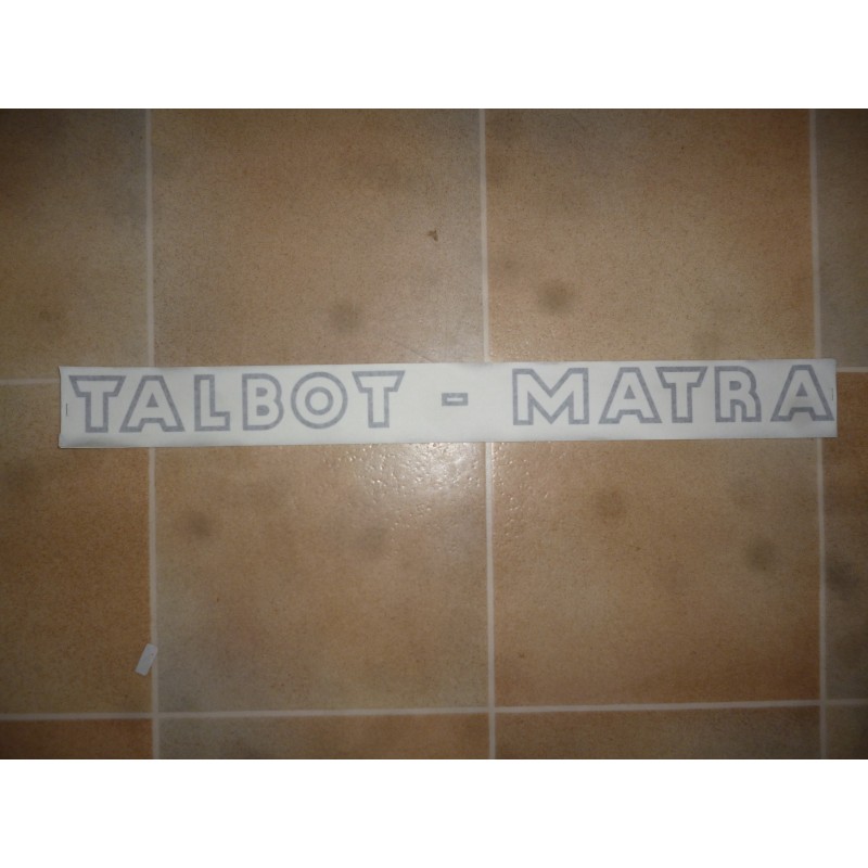 Autocollant Talbot Matra Murena noir