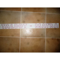 Autocollant Talbot Matra Murena Argent
