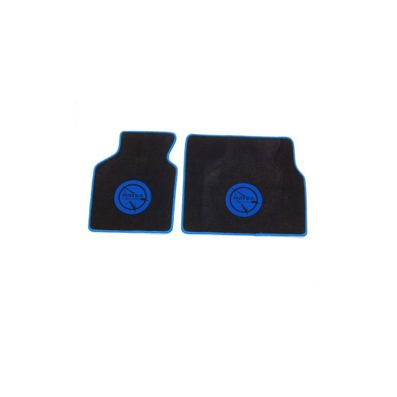 Tapis de sol Noir écriture Bleu Bagheera Murena