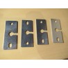 4 entretoises pour caoutchoucs frein a main 530 