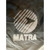Tapis de sol Noir écriture Grise Matra 530 logo matra indus