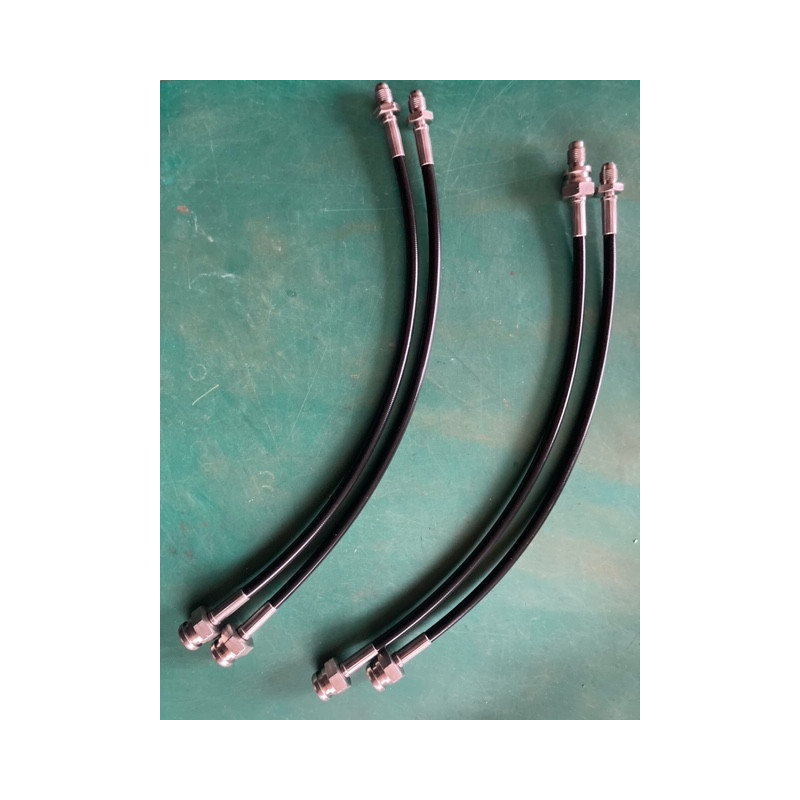 kit 4  flexibles de frein aviation Smart roadster