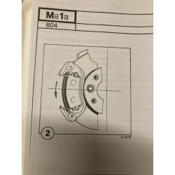Kit accessoire pour plaquettes pour 2 étriers ar  Bagheera Murena