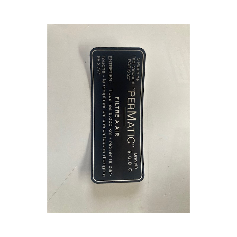 Autocollant filtre a air Matra 530