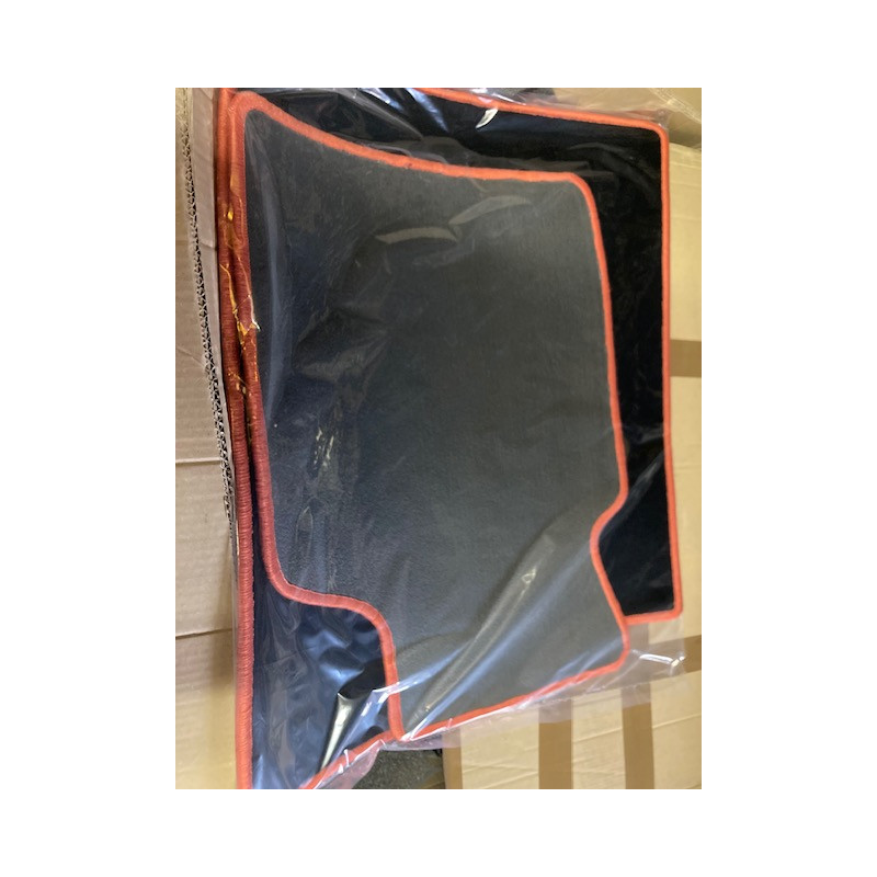 Tapis de sol Noir écriture orange Bagheera Murena