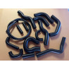 Kit 14 durites silicone noir mat 1 carbu Bagheera S2